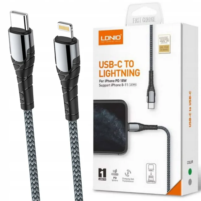 LDNIO LC111 USB Type-C To Lightning - GetDoodad