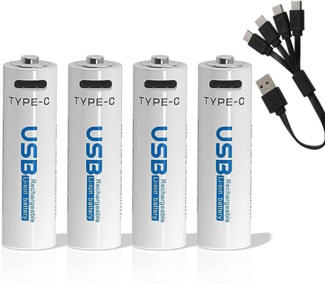 AivR USB Rechargeable Batteries - GetDoodad